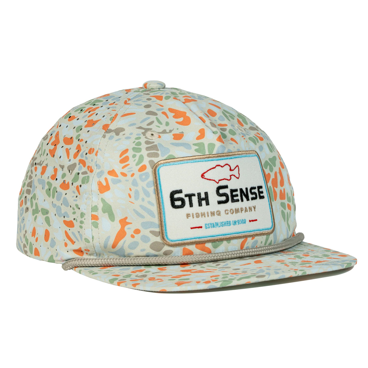 6th Sense Hat The Marina - Outline - Tropic Woods - Coastal Brew