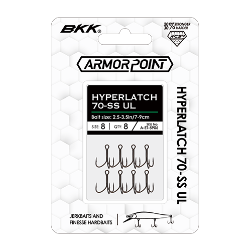 BKK Armor Point Hyperlatch 70-SS UL Treble Hook - product image 2
