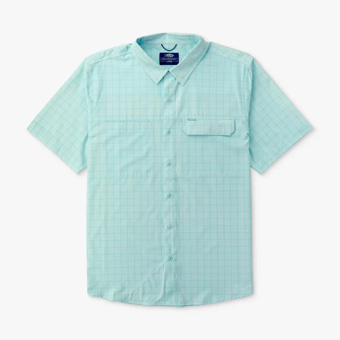 AFTCO Air O Mesh Printed Short Sleeve Shirt