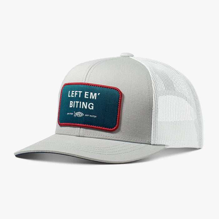 AFTCO Sayings Trucker Hat Oyster Gray