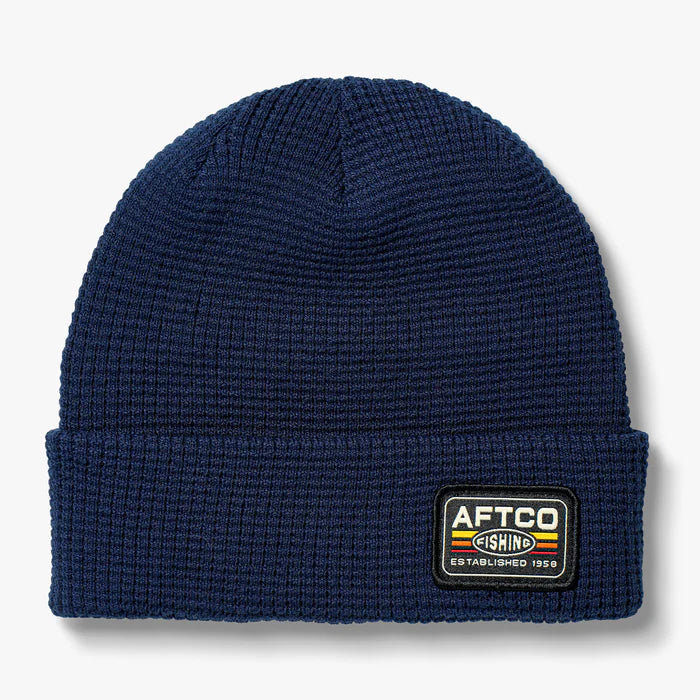 AFTCO Chevron Beanie Navy