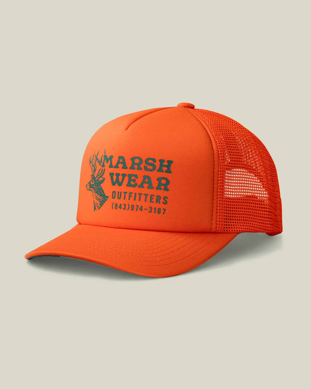 Marsh Wear Outfitter Snapback Hat - Orange