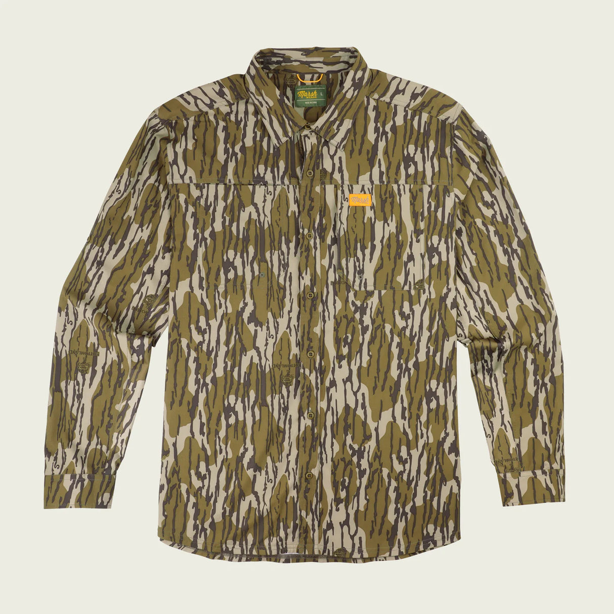 Marsh Wear Lenwood Mossy Oak Long Sleeve Original Bottomland