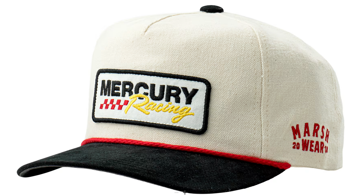 Marsh Wear Mercury Checkered Snapback Khaki