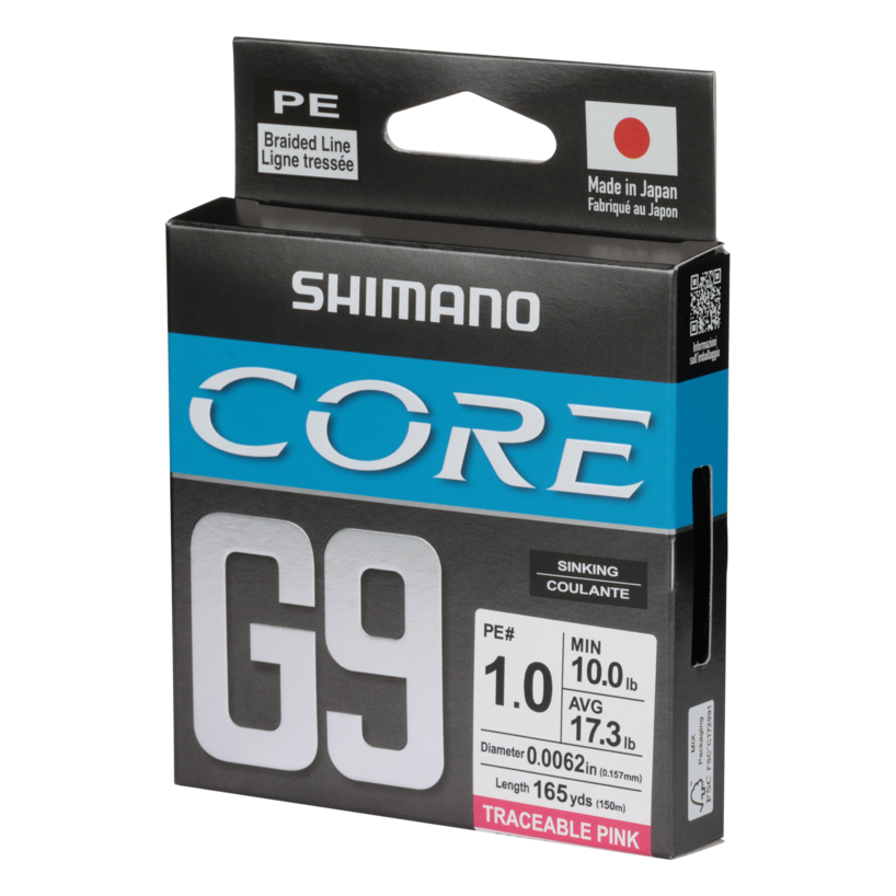 Shimano Core G9 PE Sinking Braid