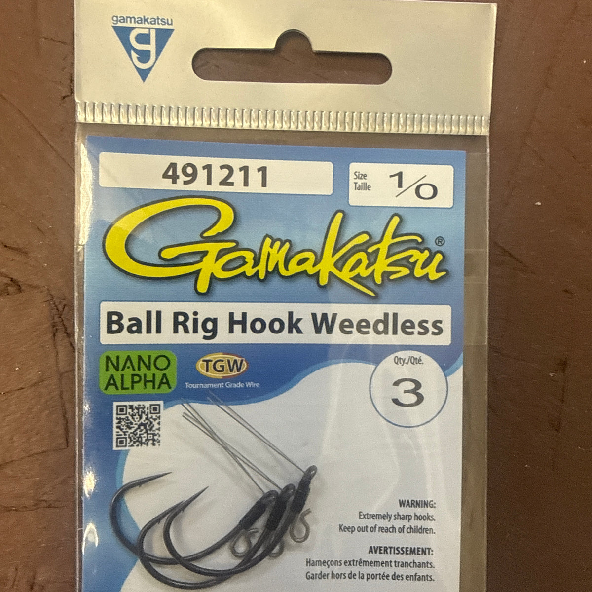 Gamakatsu Ball (Coike) Rig Hook Weedless – Real Deal Tackle