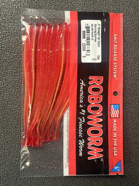 Roboworm Straight Tail Worms