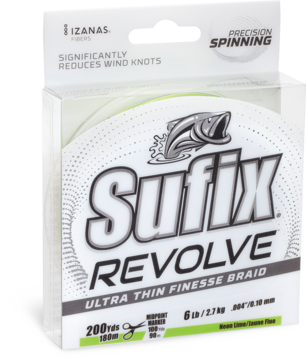 Sufix Revolve Ultra Thin Finesse Braided Line