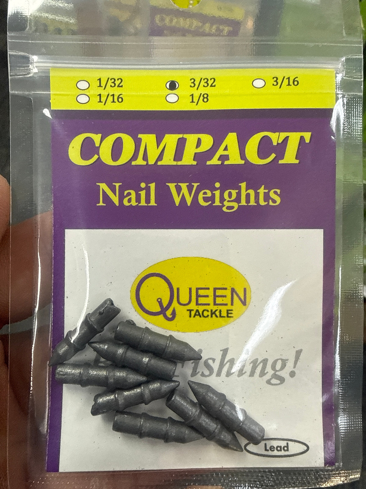 Queen Tackle Compact Lead Nail Weights