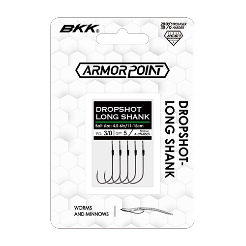 BKK Armor Point Permalock Dropshot Long Shank Hook