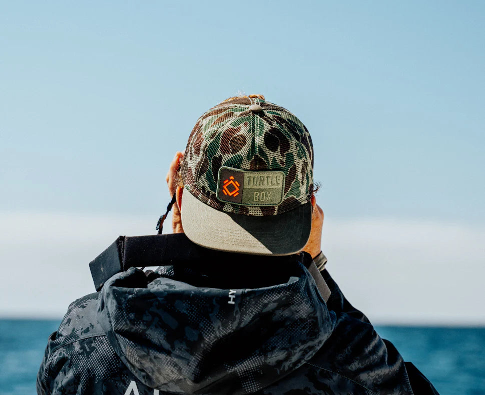 Turtlebox All Mesh Camo Trucker Hat