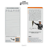 Kistler Rods Line Reminder Labels