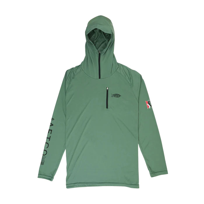 AFTCO Jason Christie Hooded Sunshirt