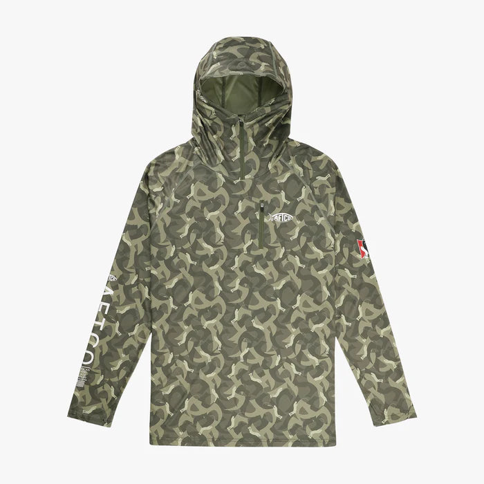AFTCO Jason Christie Hooded Sunshirt