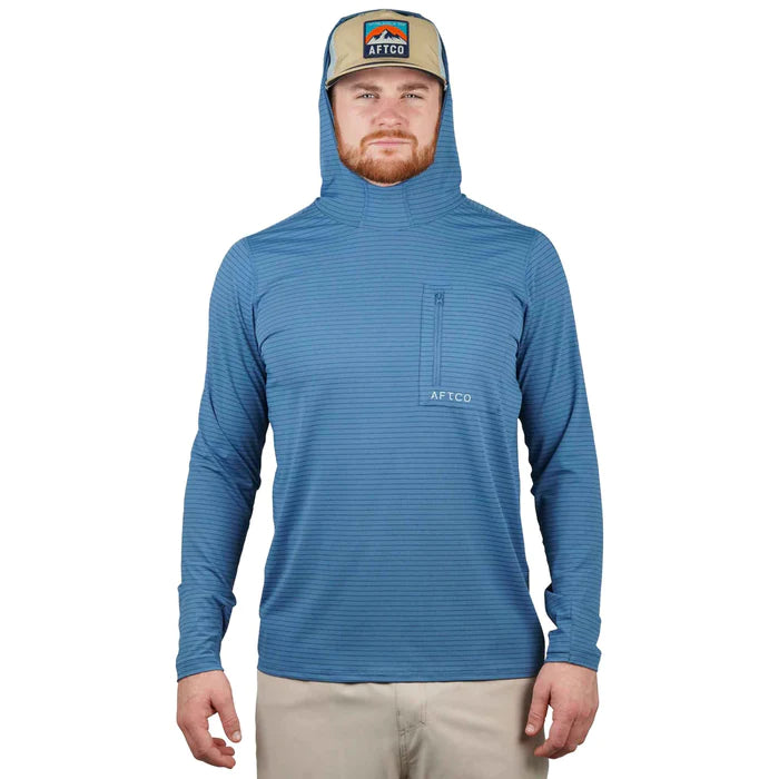 AFTCO Channel Hooded Performance Shirt