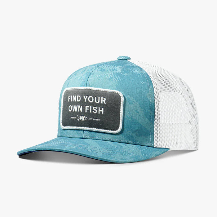AFTCO Sayings Trucker Hat Dust Storm Camo