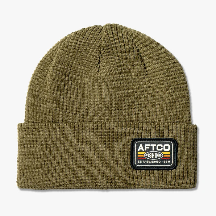 AFTCO Chevron Beanie Burnt Olive