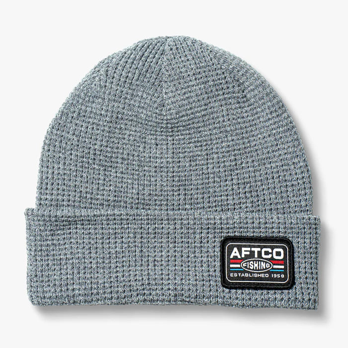 AFTCO Chevron Beanie Gray Heather
