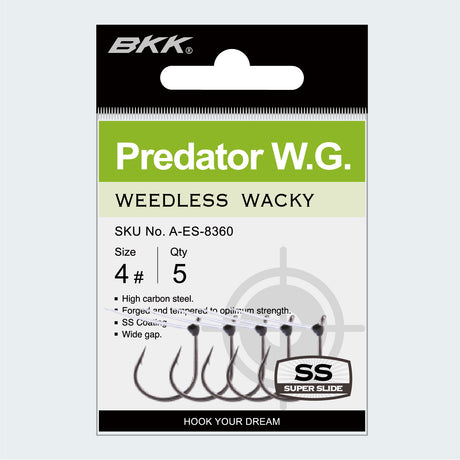 BKK Predator Wide Gap Wacky Weedless Hook