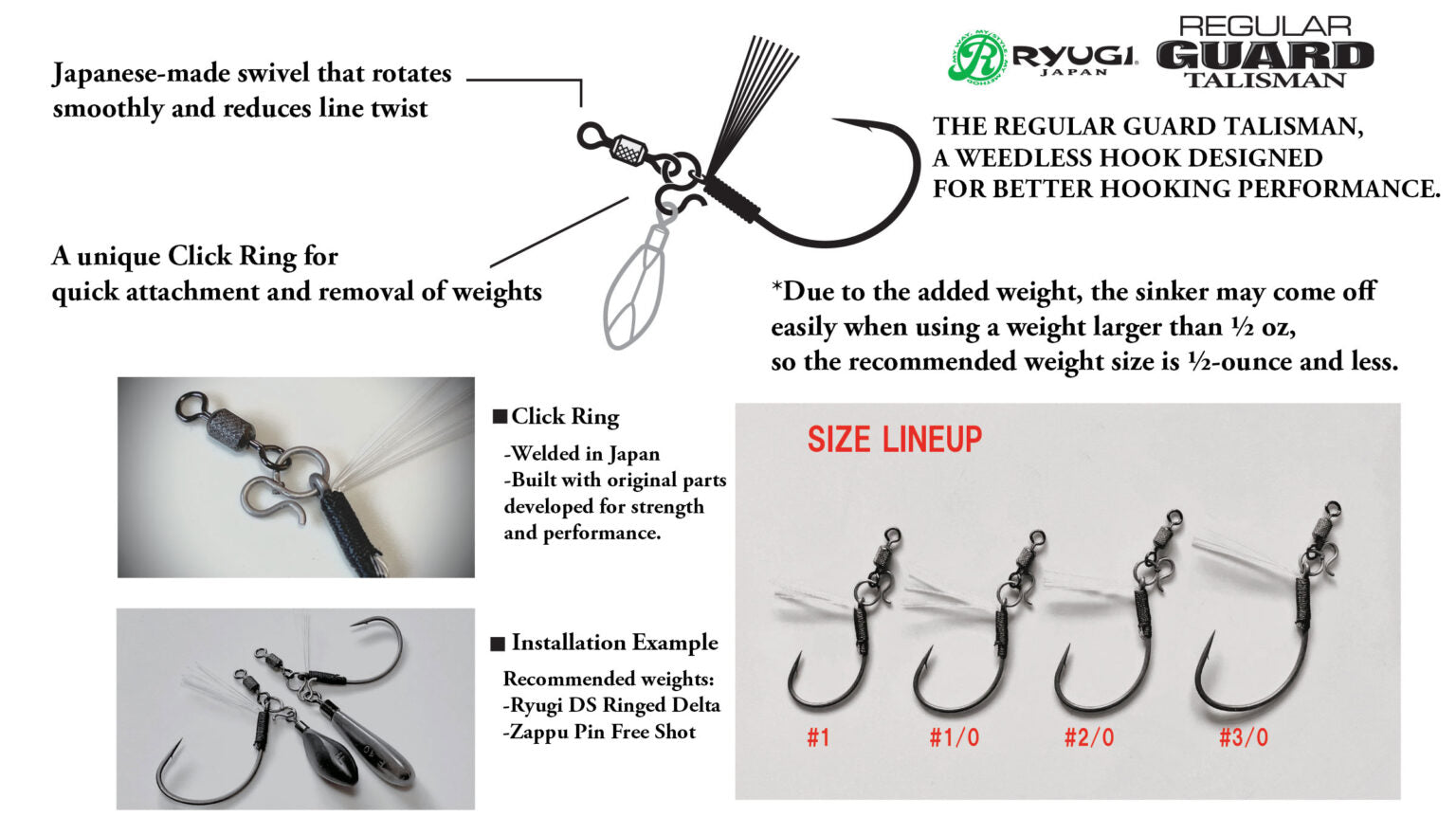 Zappu RPZ Talisman Hook System #1