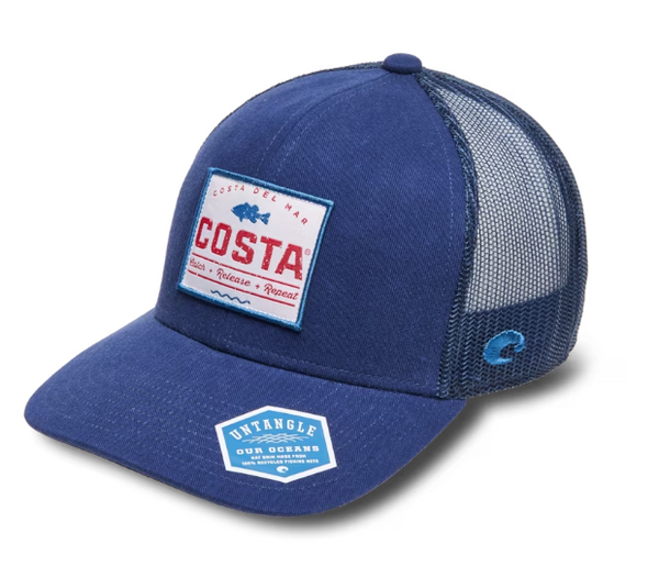 Costa Topwater Trucker Hat Blue