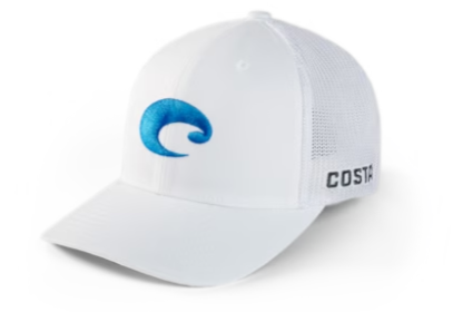 Costa Flex Fit Logo Trucker White