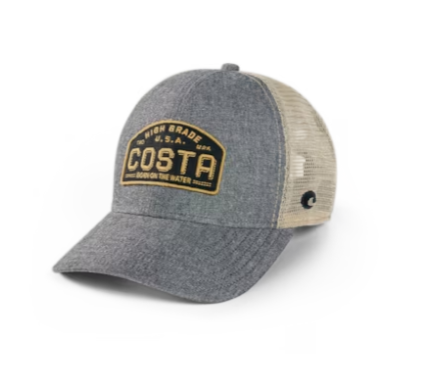 Costa Regular Fit Trucker High Grade Hat Gray