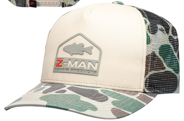 Z-Man Camo Bass Trucker HatZ