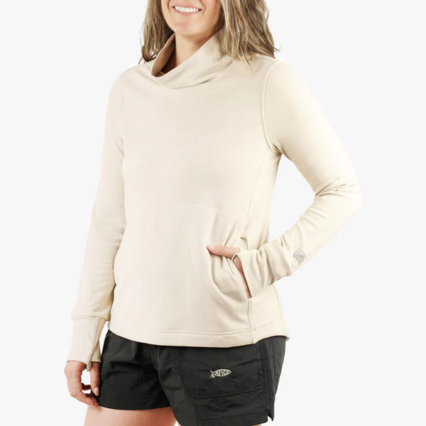 AFTCO Women's Coastal Layer Funnel Neck Pullover