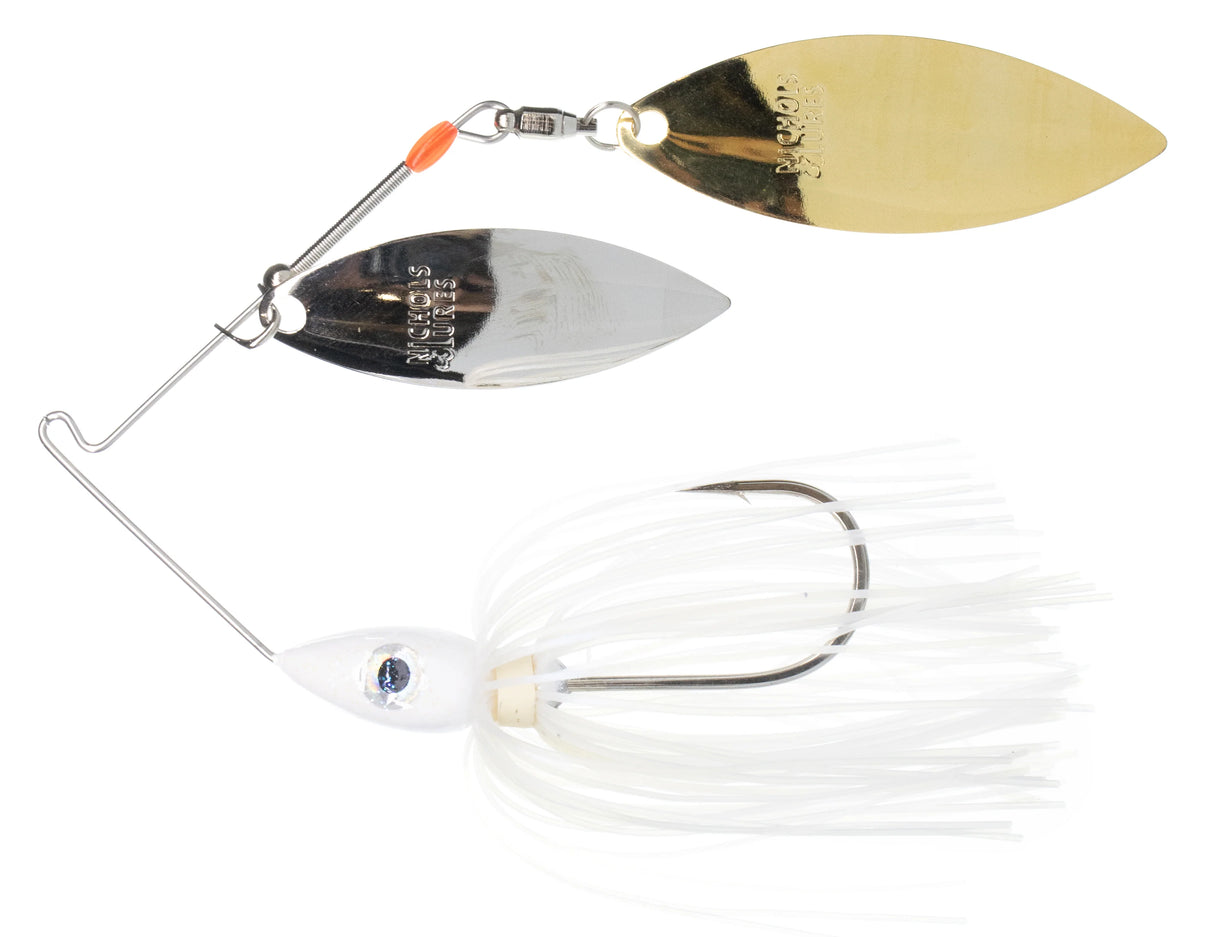 Nichols Lures Pulsator Double Willow Electrum Spinnerbait