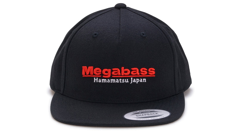 Megabass Classic Snapback Hat Black/Red