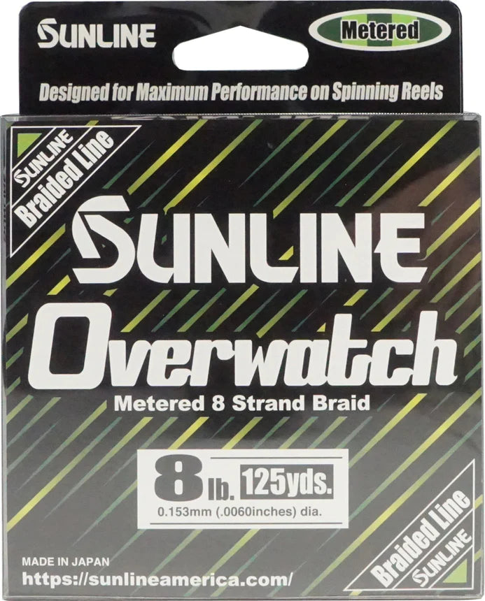 Sunline Overwatch Metered Braided Line