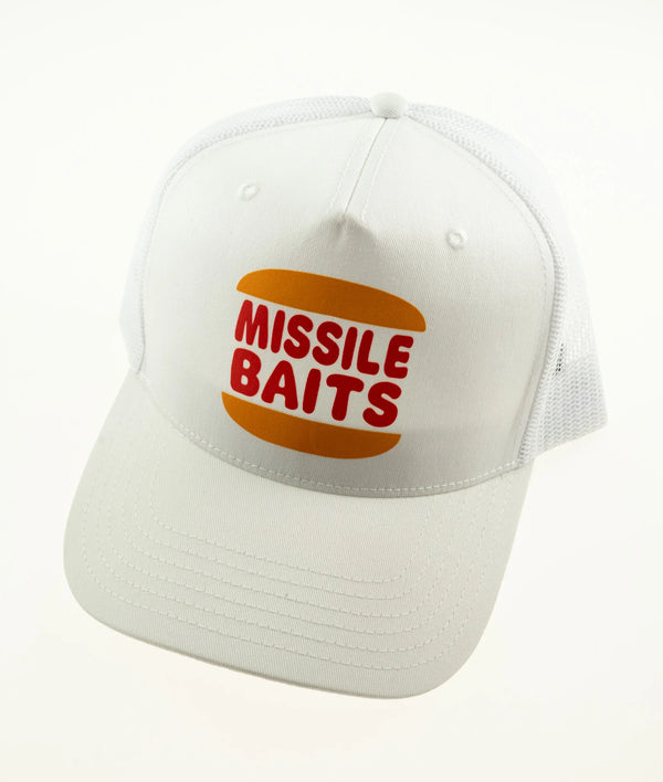 Missile White Mesh Trucker Hat