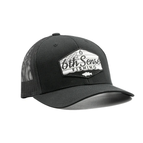 6th Sense Hat 6 Flag Black