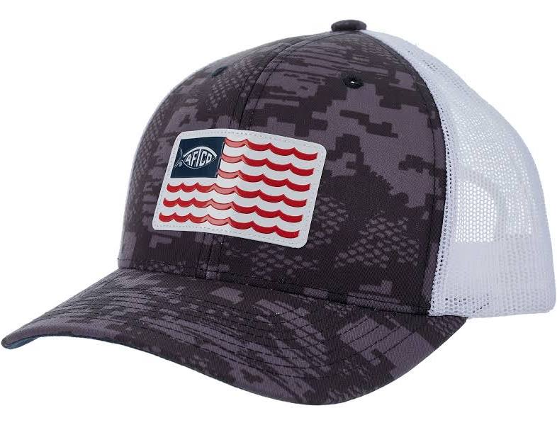 AFTCO Canton Trucker Hat Black Digital Camo