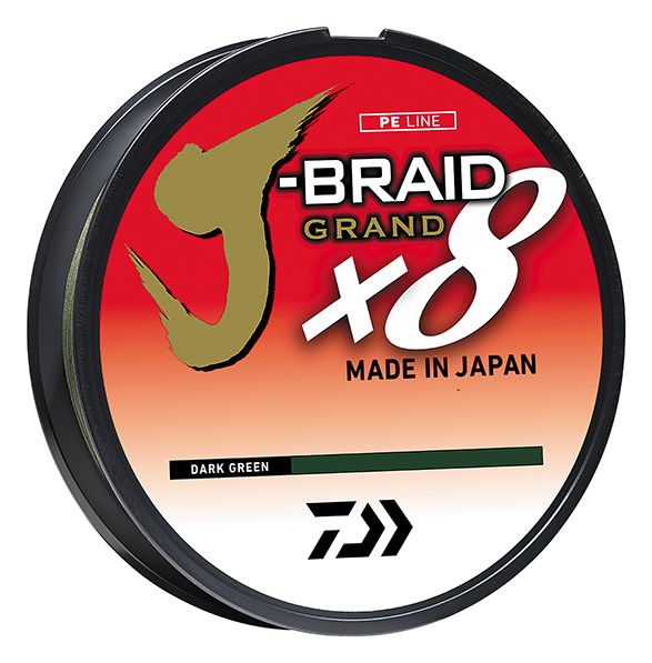 Daiwa J Braid X8 Grand Dark Green