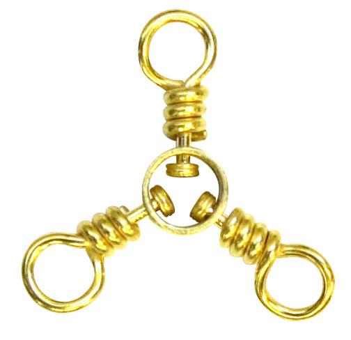 Eagle Claw 3-Way Brass Swivel