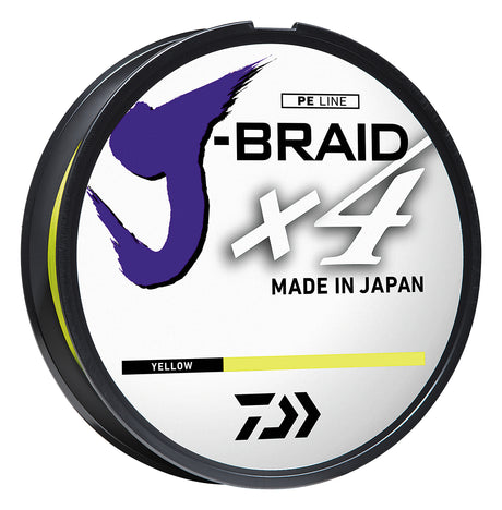 Daiwa J Braid X4 Yellow