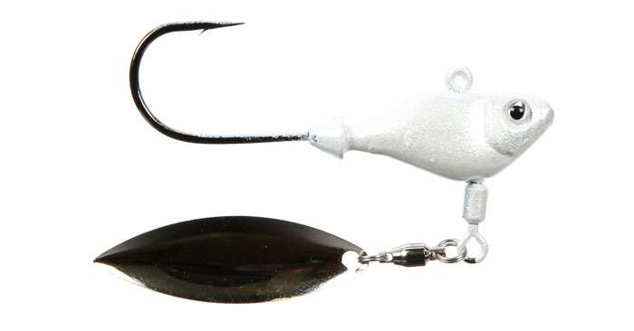 fish head spin lure Fish Head Spin 1/8 oz. Pearl White