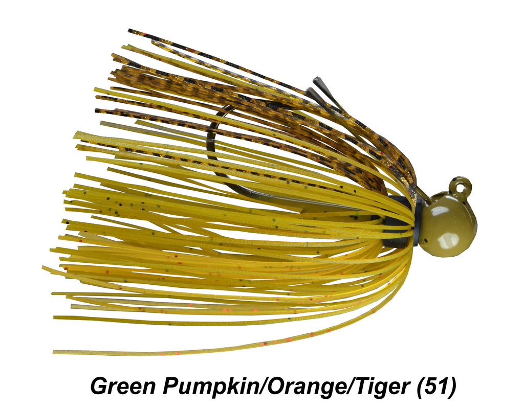 Fitzgerald Fishing Bryan Thrift Tungsten Micro Jig Green Pumpkin