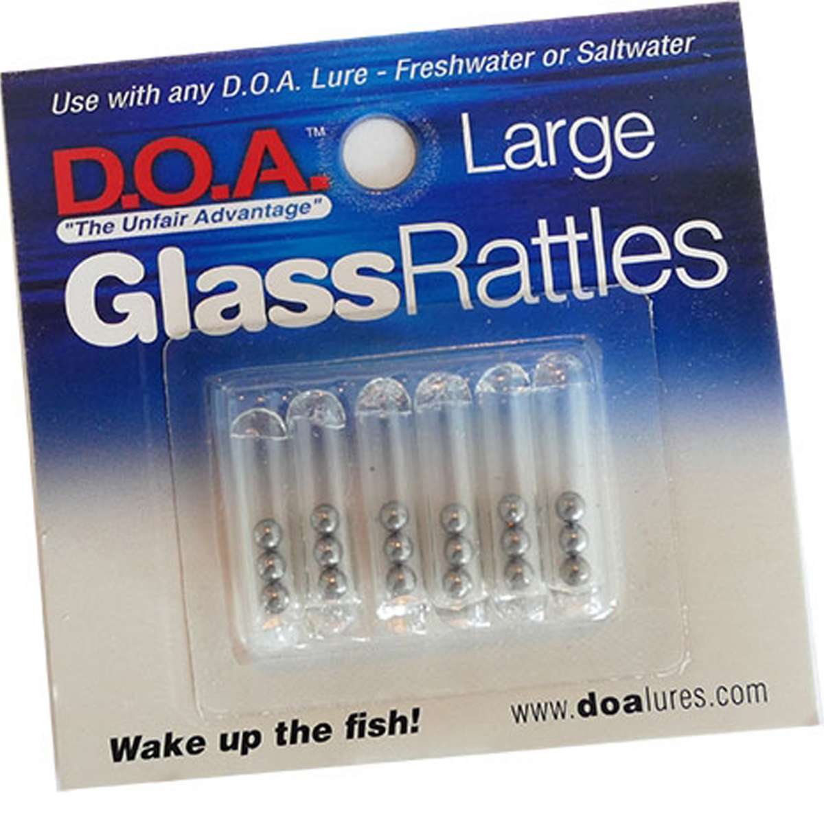 Glass Tube Rattle DOA Glass Rattle – Real Deal Tackle
